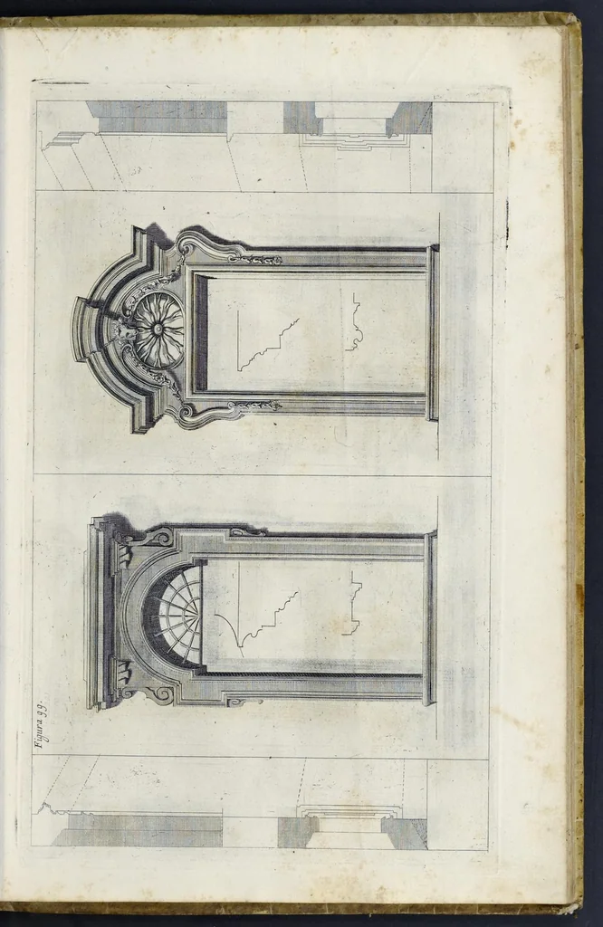 An illustration from Perspectiva pictorum et architectorum, 1693, leaf 210