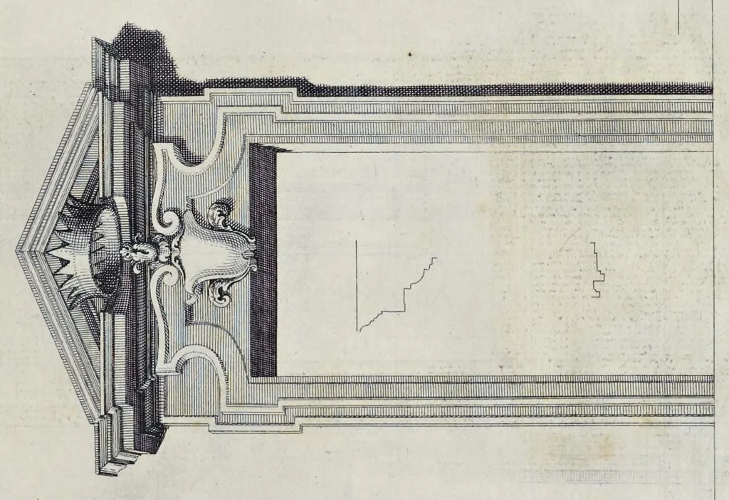An illustration from Perspectiva pictorum et architectorum, 1693, leaf 214