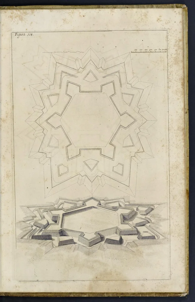 An illustration from Perspectiva pictorum et architectorum, 1693, leaf 232