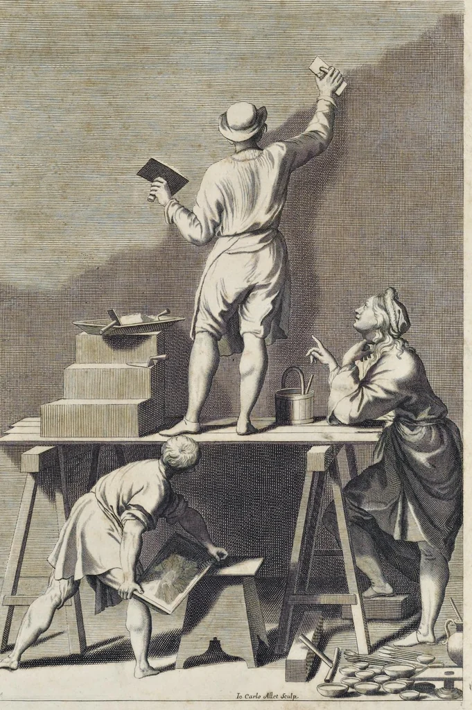 An illustration from Perspectiva pictorum et architectorum, 1693, leaf 240