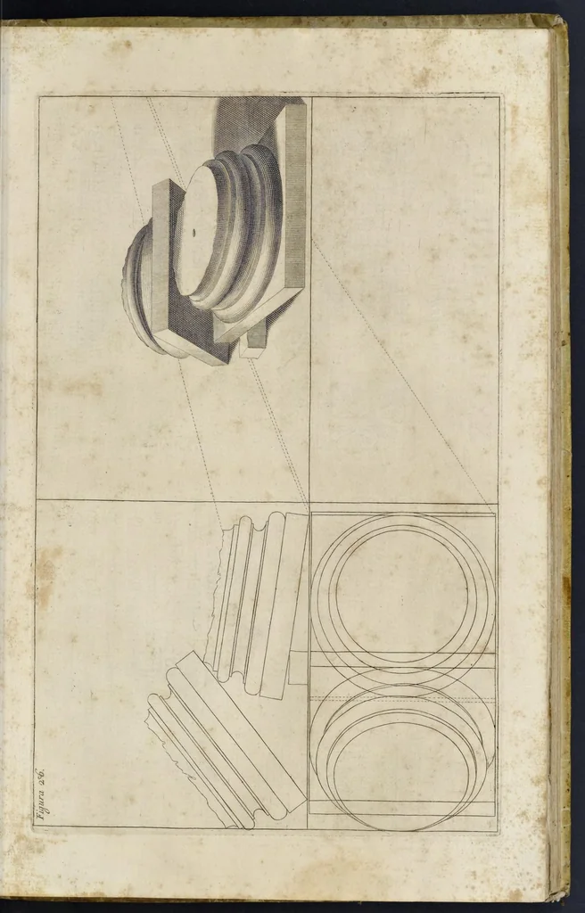 An illustration from Perspectiva pictorum et architectorum, 1693, leaf 80