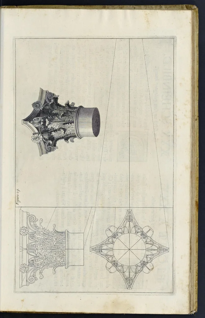 An illustration from Perspectiva pictorum et architectorum, 1693, leaf 82