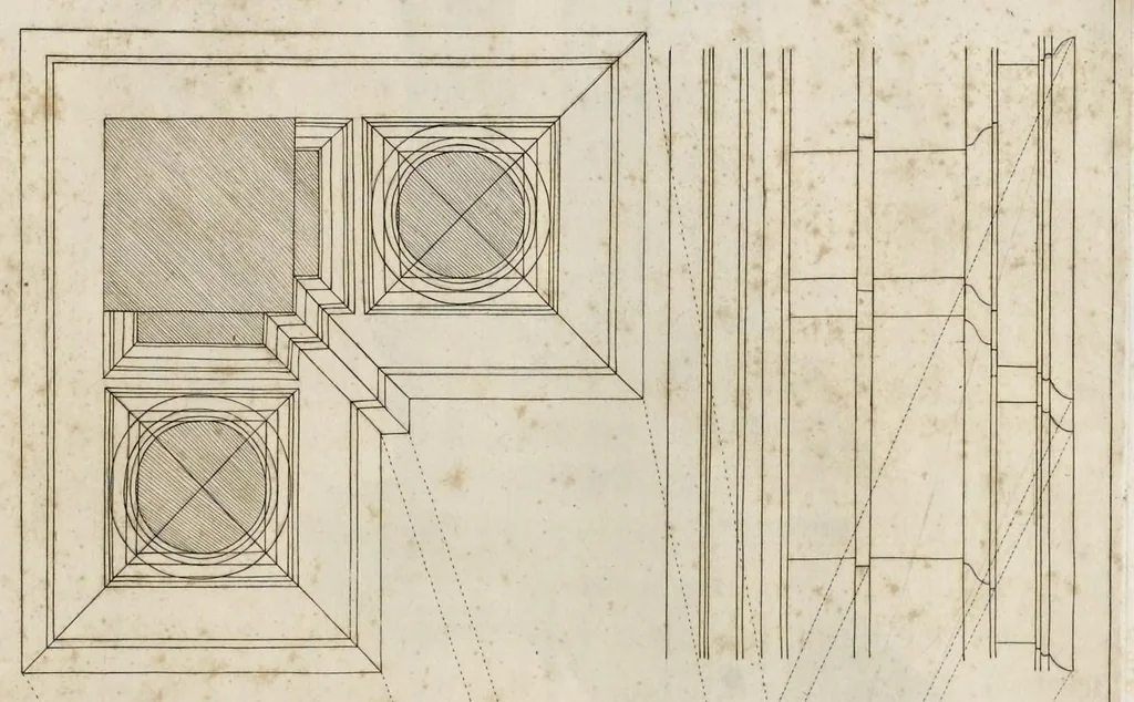 An illustration from Perspectiva pictorum et architectorum, 1693, leaf 88