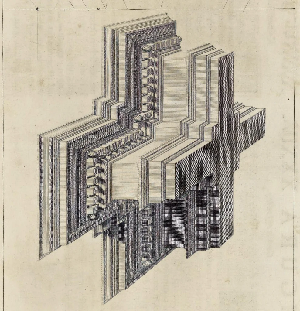 An illustration from Perspectiva pictorum et architectorum, 1693, leaf 90
