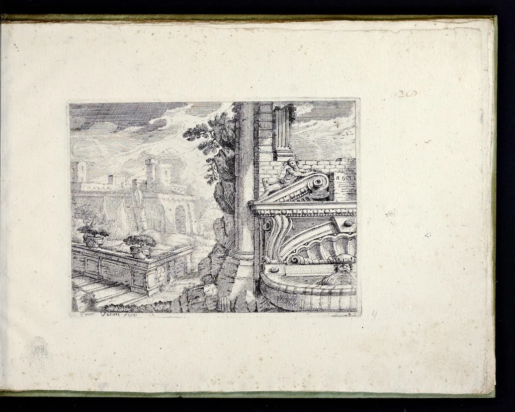 An illustration from [Prospettive], 1670, leaf 10