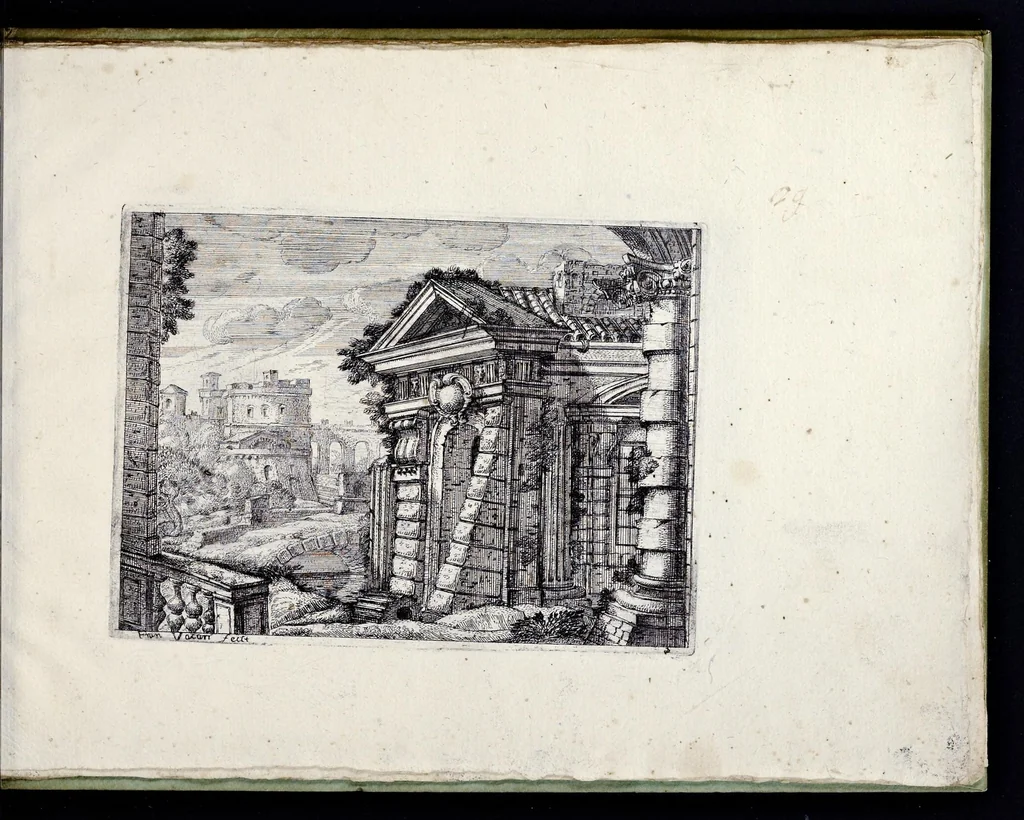 An illustration from [Prospettive], 1670, leaf 12