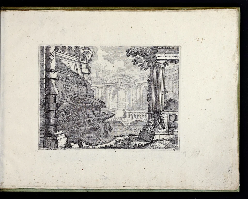 An illustration from [Prospettive], 1670, leaf 16