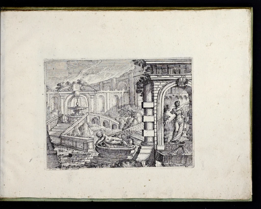An illustration from [Prospettive], 1670, leaf 18