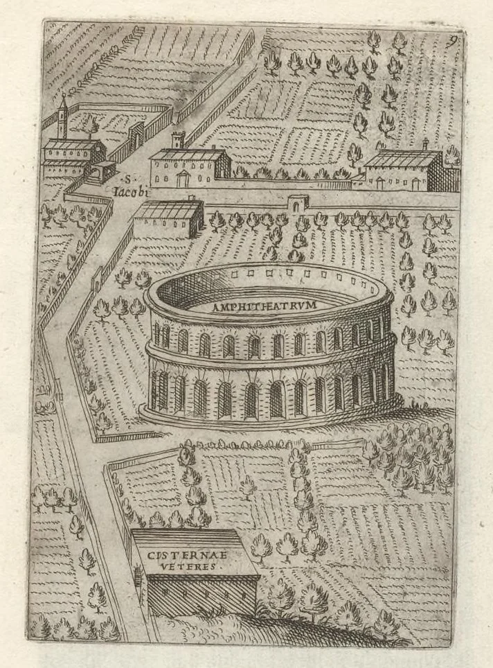 An illustration from Ager Puteolanus, siue, Prospectus eiusdem insigniores, 1652, leaf 12