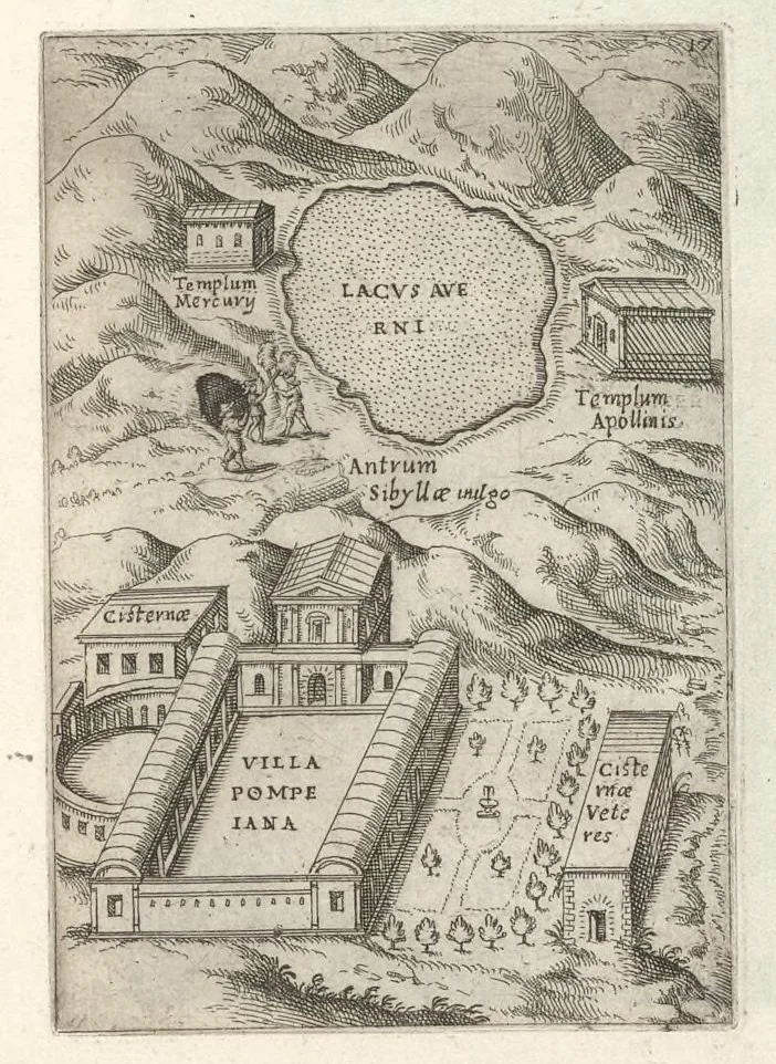 An illustration from Ager Puteolanus, siue, Prospectus eiusdem insigniores, 1652, leaf 20