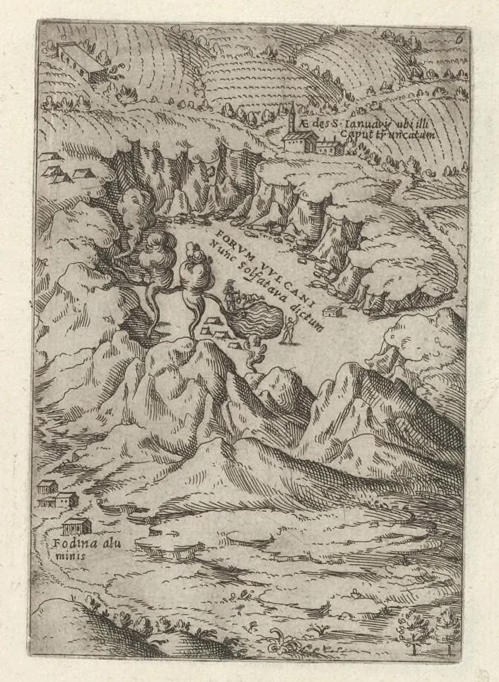 An illustration from Ager Puteolanus, siue, Prospectus eiusdem insigniores, 1652, leaf 8