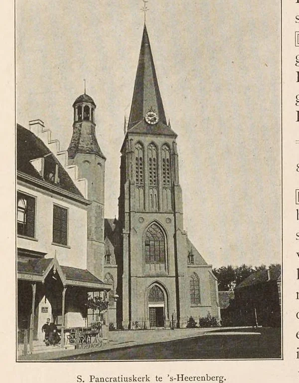 An illustration from De Katholieke kerken in Nederland : dat is de tegenwoordige staat dier kerken met hunne meubeling en versiering beschreven en afgebeeld, 1906, leaf 110
