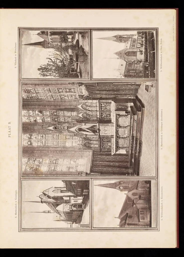 An illustration from De Katholieke kerken in Nederland : dat is de tegenwoordige staat dier kerken met hunne meubeling en versiering beschreven en afgebeeld, 1906, leaf 128