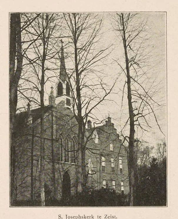 An illustration from De Katholieke kerken in Nederland : dat is de tegenwoordige staat dier kerken met hunne meubeling en versiering beschreven en afgebeeld, 1906, leaf 162