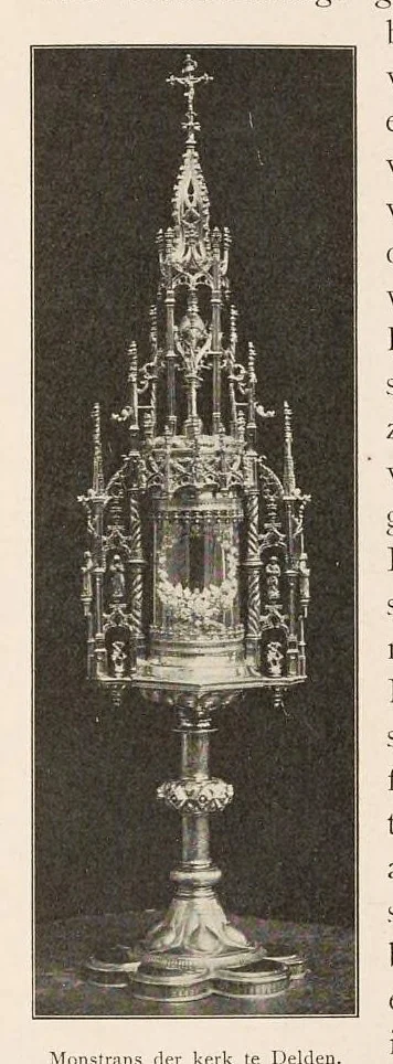 An illustration from De Katholieke kerken in Nederland : dat is de tegenwoordige staat dier kerken met hunne meubeling en versiering beschreven en afgebeeld, 1906, leaf 172