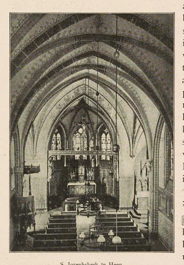 An illustration from De Katholieke kerken in Nederland : dat is de tegenwoordige staat dier kerken met hunne meubeling en versiering beschreven en afgebeeld, 1906, leaf 183