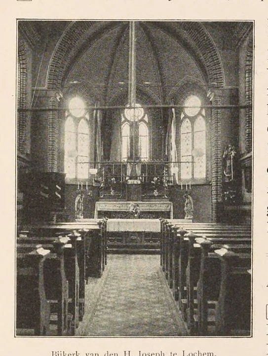 An illustration from De Katholieke kerken in Nederland : dat is de tegenwoordige staat dier kerken met hunne meubeling en versiering beschreven en afgebeeld, 1906, leaf 192