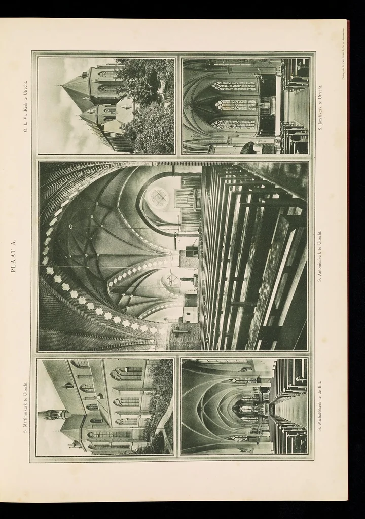 An illustration from De Katholieke kerken in Nederland : dat is de tegenwoordige staat dier kerken met hunne meubeling en versiering beschreven en afgebeeld, 1906, leaf 42