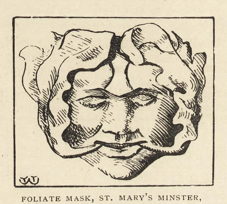 An illustration from The grotesque in church art, 1899, leaf 139