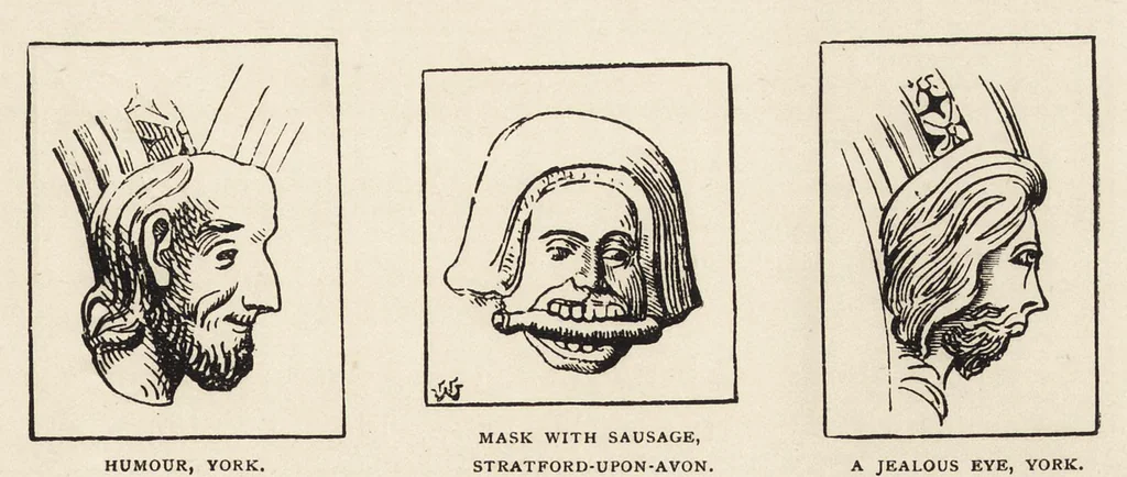An illustration from The grotesque in church art, 1899, leaf 146
