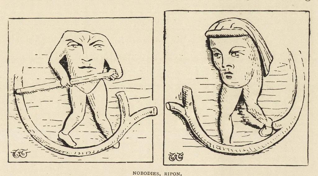 An illustration from The grotesque in church art, 1899, leaf 188
