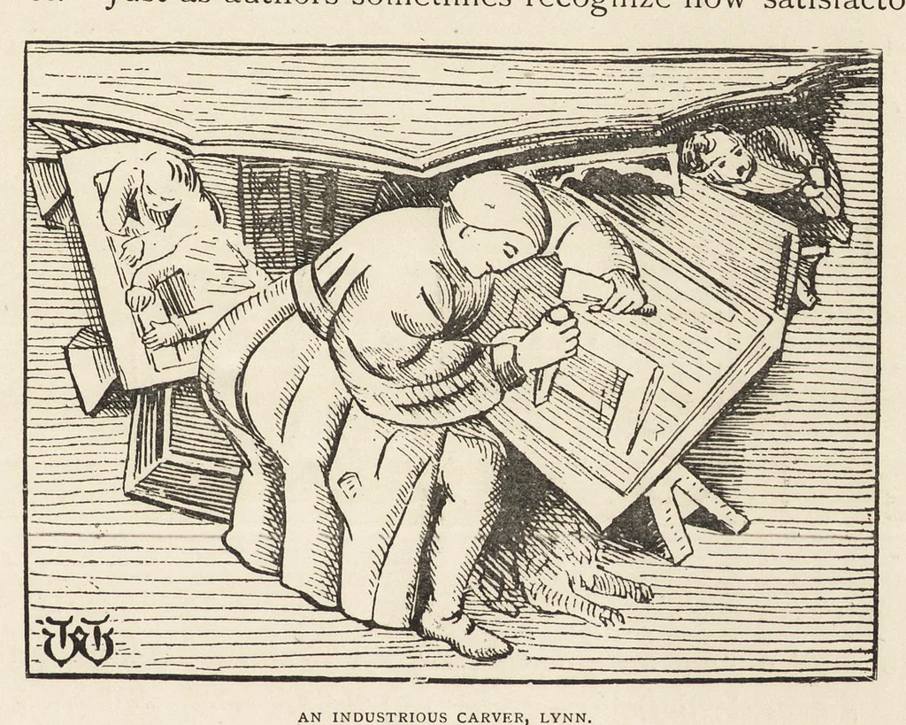 An illustration from The grotesque in church art, 1899, leaf 26