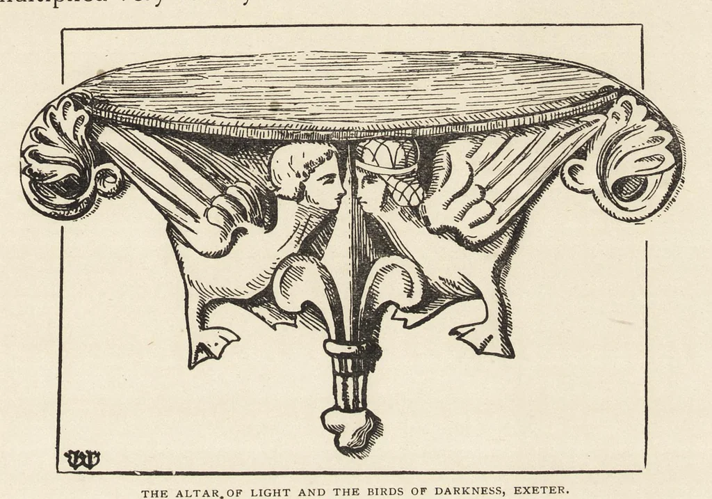 An illustration from The grotesque in church art, 1899, leaf 54