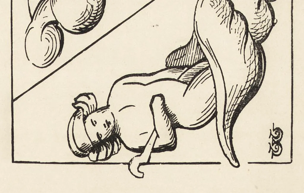 An illustration from The grotesque in church art, 1899, leaf 66