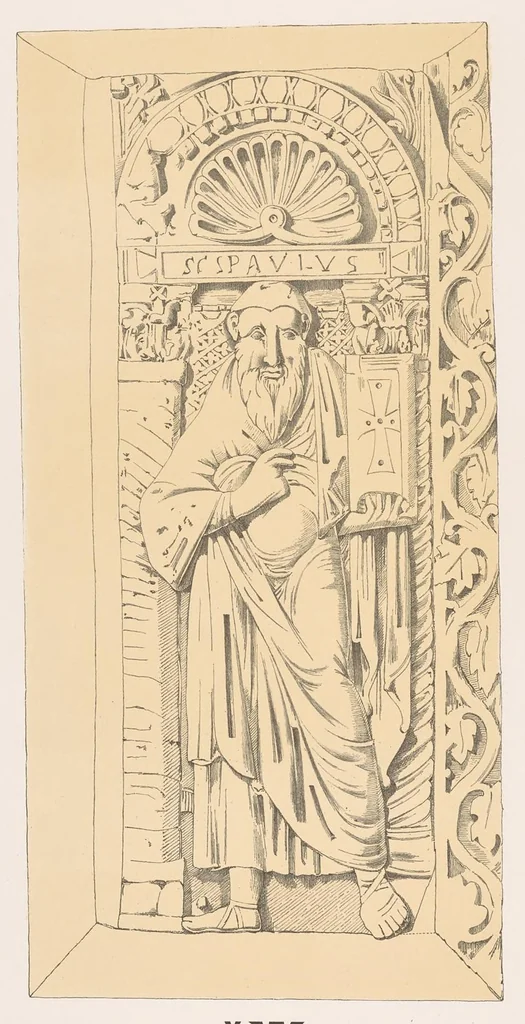 An illustration from Fundgruben der Kunst und Ikonographie in den Elfenbein-Arbeiten des christlichen Altertums und Mittèlalters in 35 Tafeln; Prof. Dr. aus'm Weerths nachgelassenes Werk, 1912, leaf 44