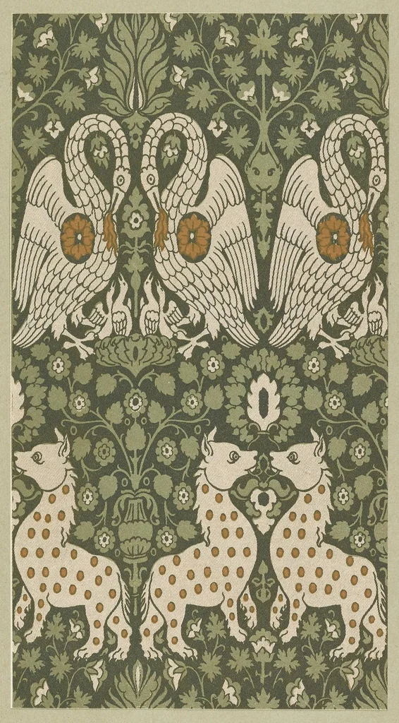 An illustration from Die wichtigsten Webe-Ornamente bis zum 19. Jahrhundert, 1902, leaf 90