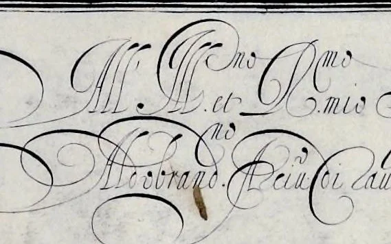 An illustration from Idea del buon scrittore : opera prima, 1619, leaf 12
