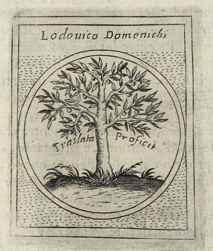 An illustration from Teatro d'imprese, 1623, leaf 1063