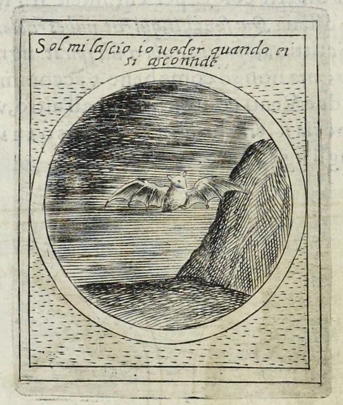An illustration from Teatro d'imprese, 1623, leaf 1211