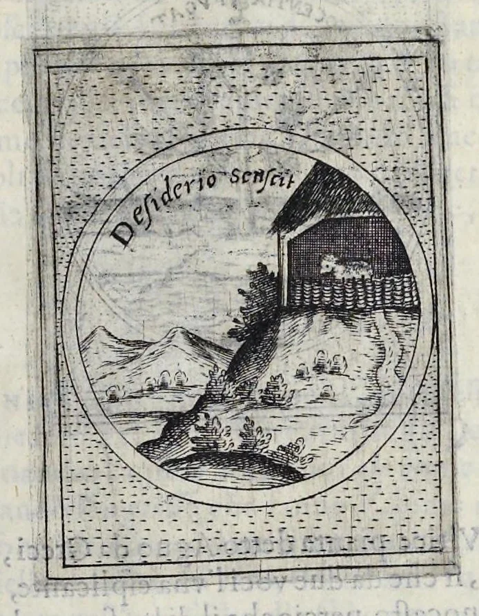 An illustration from Teatro d'imprese, 1623, leaf 526