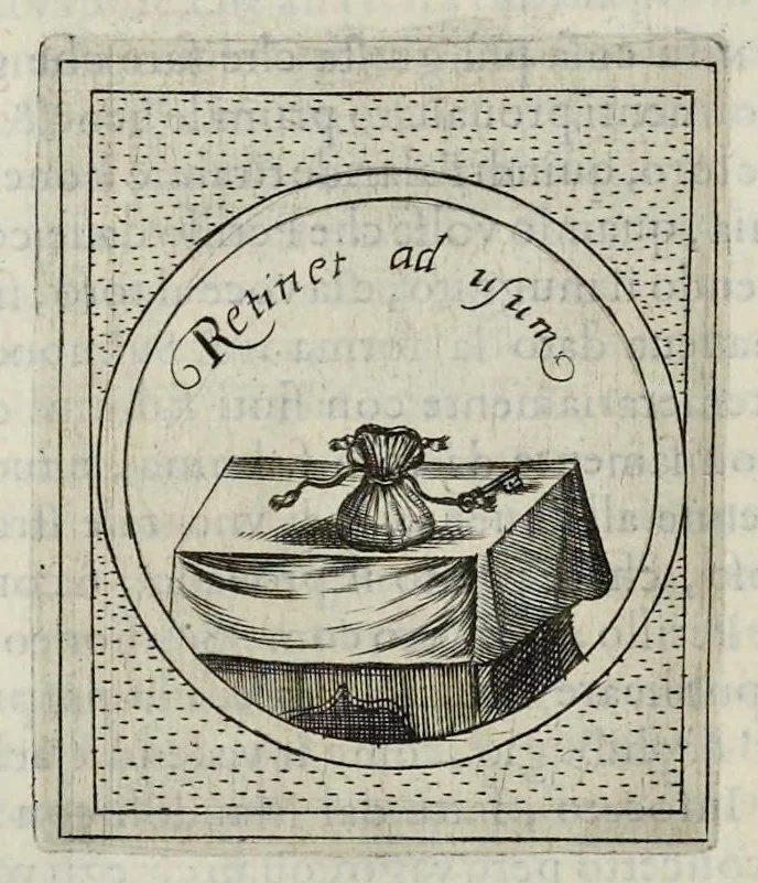 An illustration from Teatro d'imprese, 1623, leaf 635