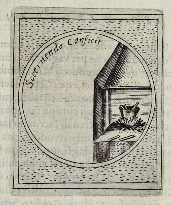 An illustration from Teatro d'imprese, 1623, leaf 760