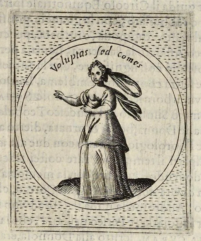 An illustration from Teatro d'imprese, 1623, leaf 782
