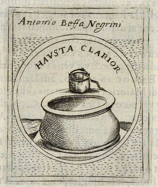 An illustration from Teatro d'imprese, 1623, leaf 826
