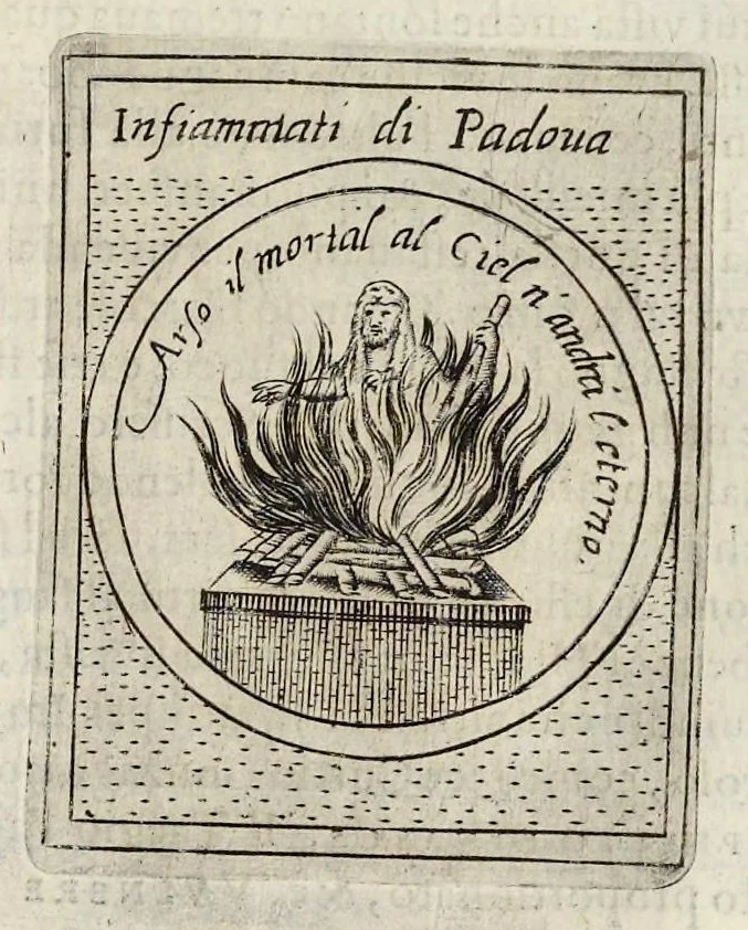 An illustration from Teatro d'imprese, 1623, leaf 896