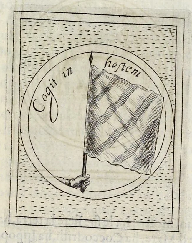An illustration from Teatro d'imprese, 1623, leaf 912