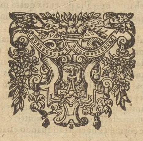 An illustration from Apostolatus Benedictinorum in Anglia, siue, Disceptatio historica, de antiquitate ordinis congregationisque monachorum nigrorum S. Benedicti in regno Angliae : in qua demonstratur S. Gregorium, eius nationis apostolum, fuisse benedictinum : ostenditur etiam obiter quanto numero, quibusque temporibus, alij ordines religiosorum, in eodem regno coeperint agnosci : cum appendice copiosa instrumentorum venerandae vetustatis ..., 1626, leaf 499