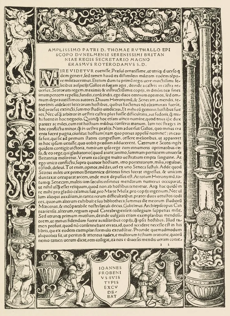 An illustration from Rahmen deutscher Buchtitel im 16. Jahrhundert, 1909, leaf 42