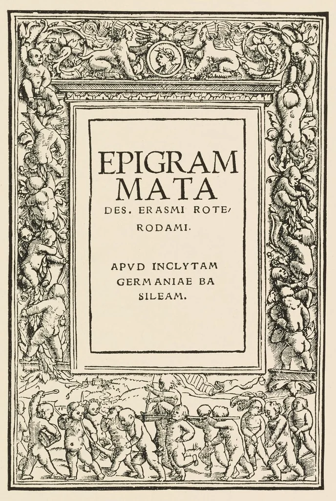 An illustration from Rahmen deutscher Buchtitel im 16. Jahrhundert, 1909, leaf 74