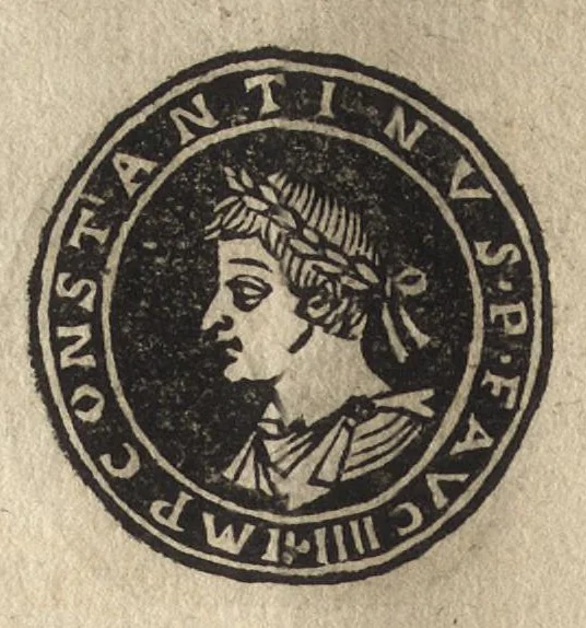 An illustration from Imperatorum et Caesarum vitæ : cum imaginibus ad uiuam effigiem expressis, 1534, leaf 151