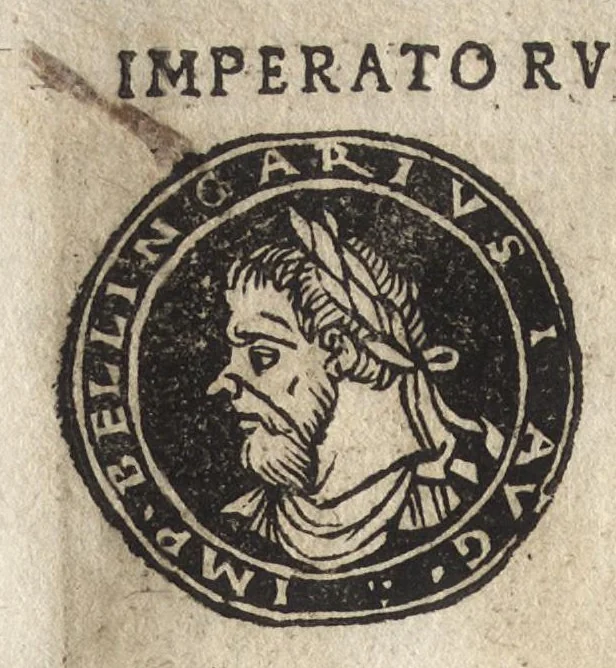 An illustration from Imperatorum et Caesarum vitæ : cum imaginibus ad uiuam effigiem expressis, 1534, leaf 169