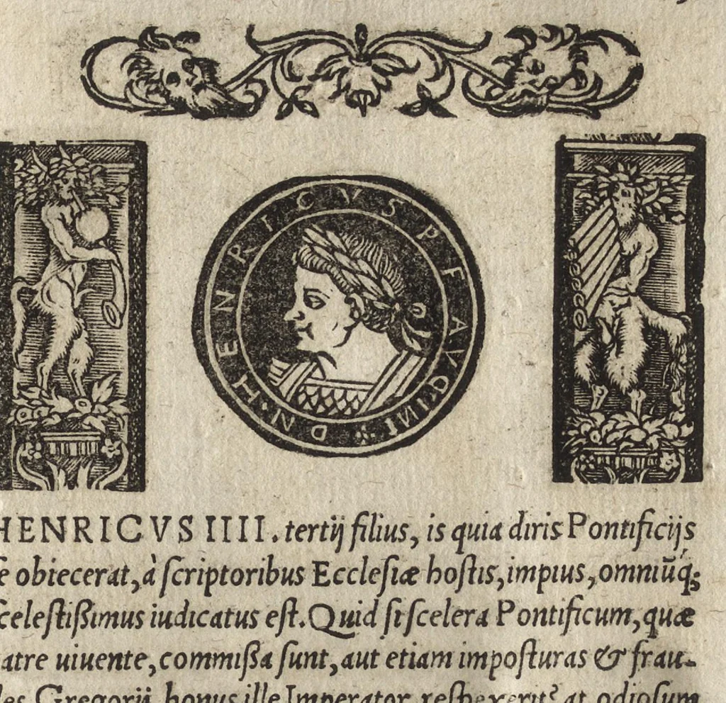 An illustration from Imperatorum et Caesarum vitæ : cum imaginibus ad uiuam effigiem expressis, 1534, leaf 176