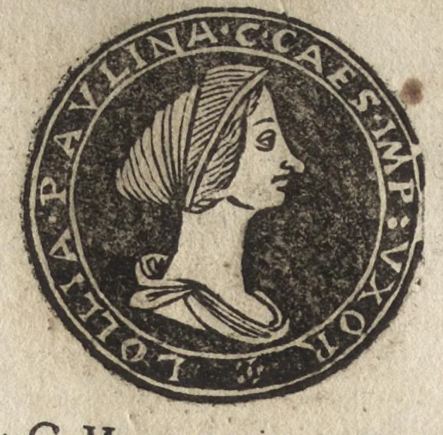 An illustration from Imperatorum et Caesarum vitæ : cum imaginibus ad uiuam effigiem expressis, 1534, leaf 37