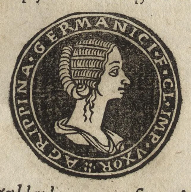 An illustration from Imperatorum et Caesarum vitæ : cum imaginibus ad uiuam effigiem expressis, 1534, leaf 42