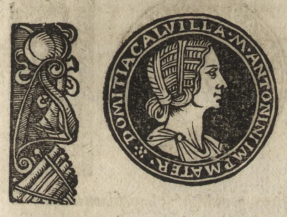 An illustration from Imperatorum et Caesarum vitæ : cum imaginibus ad uiuam effigiem expressis, 1534, leaf 78