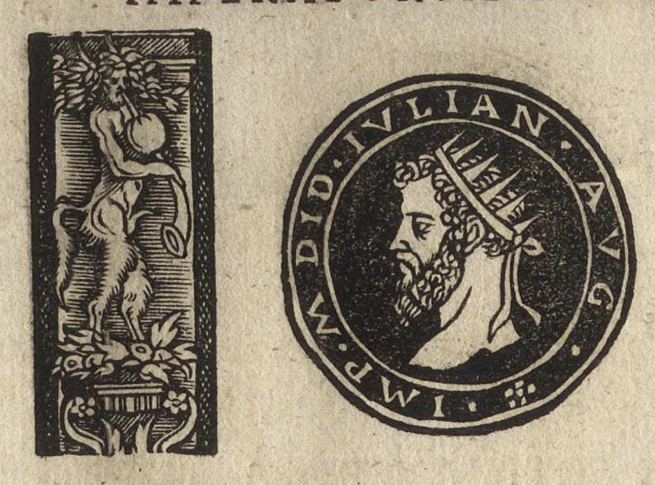 An illustration from Imperatorum et Caesarum vitæ : cum imaginibus ad uiuam effigiem expressis, 1534, leaf 83